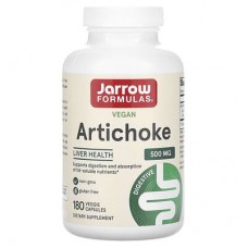 Jarrow Formulas, артишок, 500 мг, 180 веганських капсул